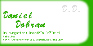 daniel dobran business card